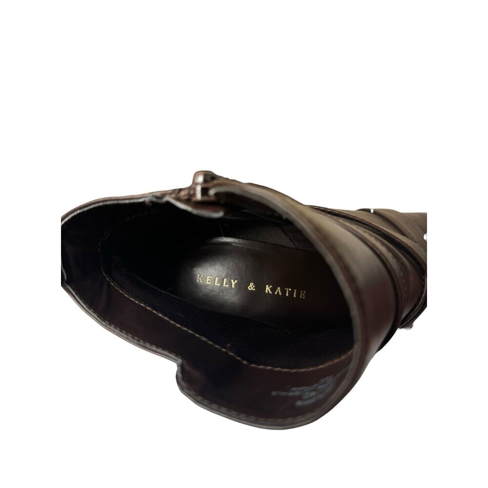 Kelly & Katie Women’s Flomis Bootie Brown Synthetic Leather Size 9‎ Professional - Picture 6 of 9